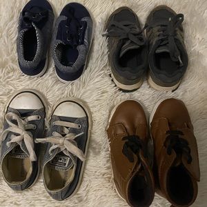 LOT! 4 pair of toddler boys shoes size 8.
